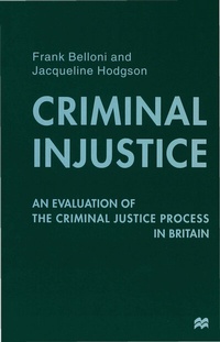Enlarge image Cover: Criminal Injustice - Palgrave Macmillan