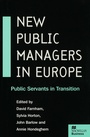 Cover: New Public Managers in Europe - Palgrave Macmillan