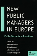 Cover: New Public Managers in Europe - Palgrave Macmillan