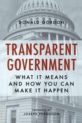 Cover: Transparent Government - Prometheus Books