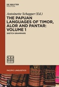 Cover: The Papuan Languages of Timor, Alor and Pantar. Volume 1 - De Gruyter Mouton