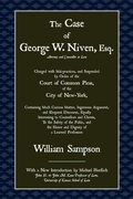 Cover: The Case of George W. Niven, Esq. - Lawbook Exchange, Ltd.