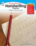 Cover: Comprehensive Handwriting Practice: Modern Manuscript, Grades K - 1 - Carson Dellosa Education