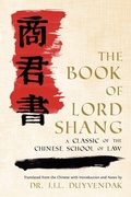 Cover: The Book of Lord Shang. a Classic of the Chinese School of Law. - Lawbook Exchange, Ltd.