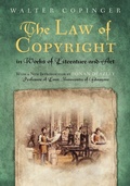 Cover: The Law of Copyright, In Works of Literature and Art - Lawbook Exchange, Ltd.