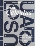 Cover: Homeschool Testing Book - Saxon Publishers