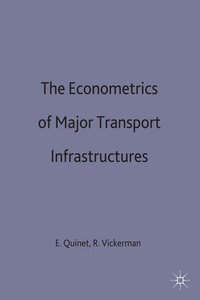 Enlarge image Cover: The Econometrics of Major Transport Infrastructures - Palgrave Macmillan