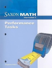 Enlarge image Cover: Performance Tasks - Saxon Publishers