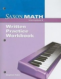 Cover: Written Practice Workbook - Saxon Publishers