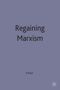 Cover: Regaining Marxism - Palgrave Macmillan