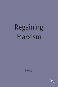 Enlarge image Cover: Regaining Marxism - Palgrave Macmillan