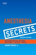 Cover: Anesthesia Secrets - Mosby