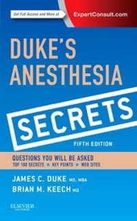 Enlarge image Cover: Duke's Anesthesia Secrets - Saunders