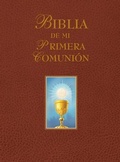 Cover: Biblia de Mi Primera Comunion (Marron) - Catholic Courses