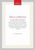 Cover: Alhacen on Refraction - American Philosophical Society Press