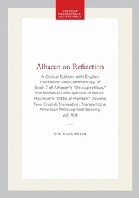 Enlarge image Cover: Alhacen on Refraction - American Philosophical Society Press