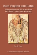 Cover: Both English and Latin - American Philosophical Society Press