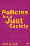 Cover: Policies for a Just Society - Red Globe Press