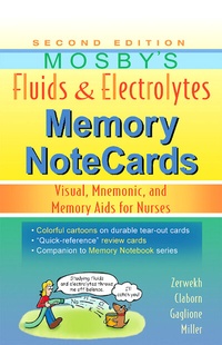 Enlarge image Cover: Mosby's Fluids & Electrolytes Memory NoteCards - Mosby