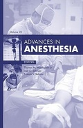Cover: Advances in Anesthesia, 2010: Volume 2010 - Mosby