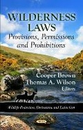 Cover: Wilderness Laws - Nova Science Publishers Inc