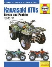 Abbildung von: Kawasaki Bayou/Prairie Automotive Repair Manual - Haynes Manuals Inc