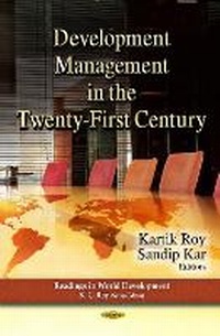 Enlarge image Cover: Development Management in the Twenty-First Century - Nova Science Publishers Inc