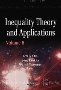 Enlarge image Cover: Inequality Theory & Applications - Nova Science Publishers Inc
