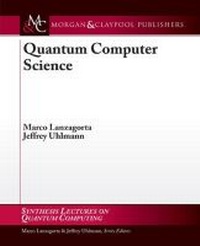 Enlarge image Cover: Quantum Computer Science - Morgan & Claypool Publishers