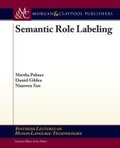 Cover: Semantic Role Labeling - Morgan & Claypool Publishers