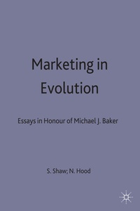 Enlarge image Cover: Marketing in Evolution - Palgrave Macmillan