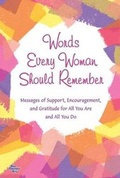 Cover: Words Every Woman Should Remember - Blue Mountain Arts