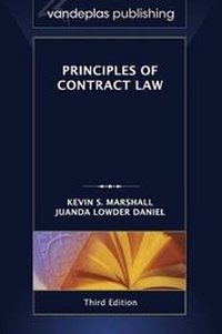 Abbildung von: Principles of Contract Law, Third Edition 2013 - Vandeplas Publishing