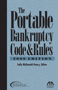 Abbildung von: The Portable Bankruptcy Code & Rules - American Bar Association