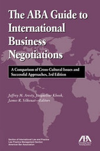 Abbildung von: The ABA Guide to International Business Negotiations - American Bar Association