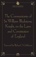 Cover: The Commentaries of Sir William Blackstone, Knight, on the Laws and Constitution of England - American Bar Association