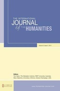 Cover: The International Journal of the Humanities - Common Ground Publishing