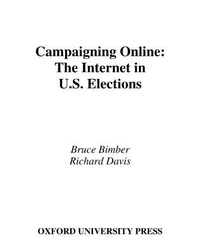 Enlarge image Cover: Campaigning Online - Oxford University Press Inc