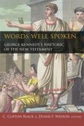 Cover: Words Well Spoken - Baylor University Press