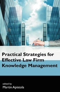 Cover: Practical Strategies for Effective Law Firm Knowledge Management - Universal Publishers