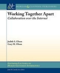 Enlarge image Cover: Working Together Apart - Morgan & Claypool Publishers