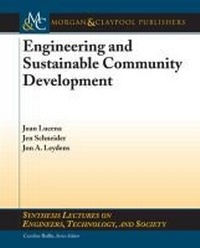 Enlarge image Cover: Engineering and Sustainable Community Development - Morgan & Claypool Publishers