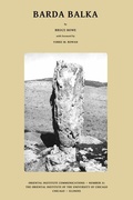 Cover: Barda Balka - Institute for the Study of Ancient Cultures