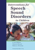 Cover: Interventions for Speech Sound Disorders in Children - Brookes Publishing Co