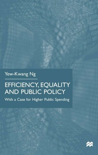 Abbildung von: Efficiency, Equality and Public Policy - Palgrave Macmillan