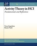 Cover: Activity Theory in HCI - Morgan & Claypool Publishers