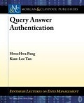 Cover: Query Answer Authentication - Morgan & Claypool Publishers