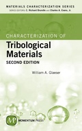 Cover: Characterization of Tribological Materials - Momentum Press