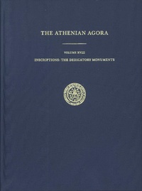 Enlarge image Cover: Inscriptions - American School of Classical Studies at Athens