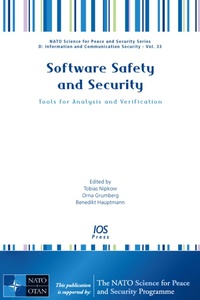 Enlarge image Cover: Software Safety and Security - IOS Press,US